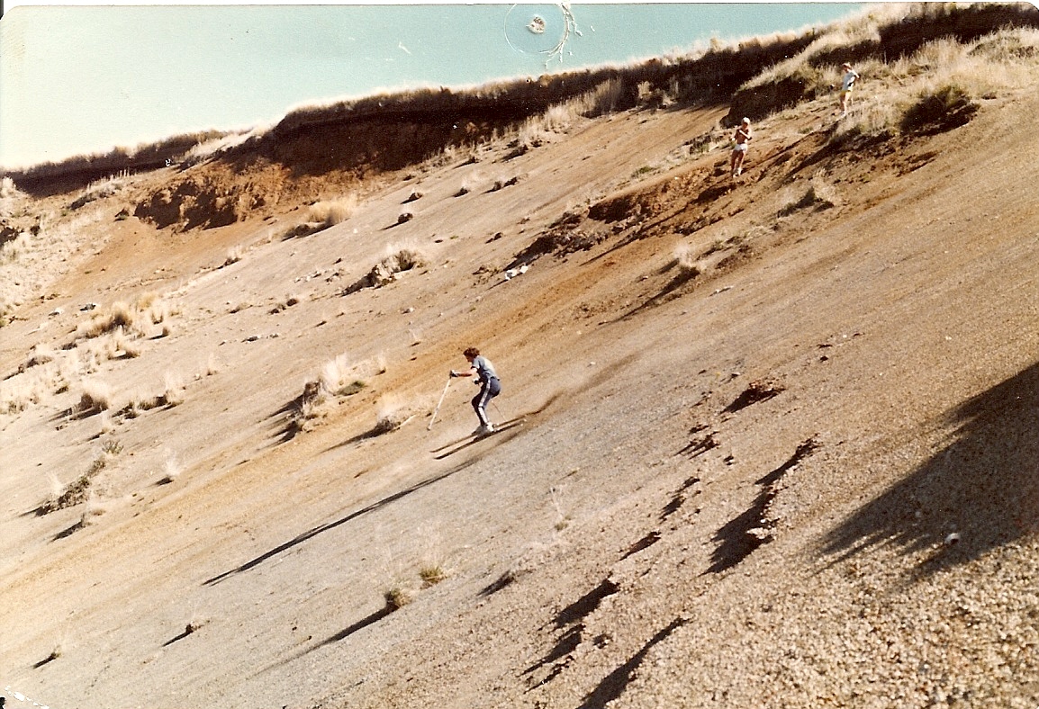 Skiing at Cascade Head, Oregon